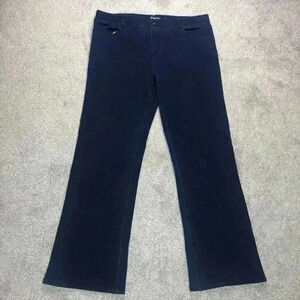 Betabrand Womens Jeans XL Boot Cut High Waist Pull On Dark Wash